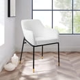 thumbnail image 2 of Jovi Performance Velvet Dining Armchair, 2 of 7