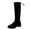 Black, variant on Fesfesfes Boots for Women Oversized Back Zipper Boots Non-slip Boots With Thick Heels US:7(39)