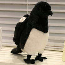 Simulated Magpie Stuffed Animal Plush Doll Gift - Fun Educational Bird Plush Toy Birthday Gift-8.7''