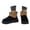 A-Black, variant on Ankle Winter Mini Boots for Women Suede Furry Lining Platform Warm Snow Booties Comfort Classic Fluffy House Shoes for Indoor Outdoor
