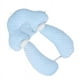 thumbnail image 3 of Almohada para el cuello para niños pequeños, soporte estable, tela de algodón suave y transpirable, almohada para el cuerpo para niños pequeños para viajes familiares, azul (poliéster), 3 of 9