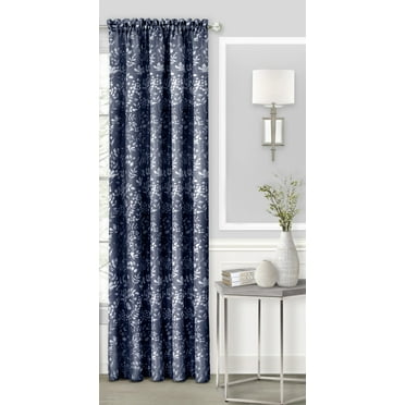 Rio Grande Rod Pocket Window Curtain Panel - 52x84 - Navy
