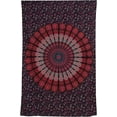 thumbnail image 4 of Gojian Handmade Indian hippie Bohemian Psychedelic Peacock Mandala Wall hanging College Dorm Beach Throws Table Cloth Bedding Tapestry, 4 of 6