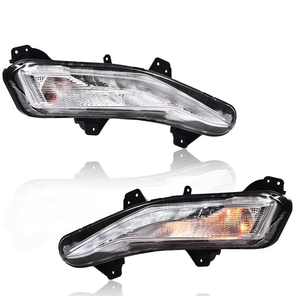 CROSSDESIGN Front Bumper Fog Lamp Turn Signal Light Fit for 20192022