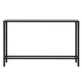thumbnail image 3 of 56 Black Mirrored Glass Console Table, 3 of 9