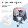 thumbnail image 3 of Cauagu Mist Sunflower Skull Pattern 1 Pcs Working Caps,Adjustable Working Hats Elastic Scrub Hats Nurse Scrub Cap Nurse Hats Elastic Tie Back Hats Unisex,One Size, 3 of 7