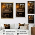 thumbnail image 4 of Designart "Rustic Melodies Of The Vintage Piano" Music Canvas Art Print, 4 of 7