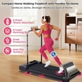 thumbnail image 5 of Walking Pad Treadmill with Incline, 2026 Upgrade Portable Treadmill with Handles for  Small, 3.5HP Small Walking Pad with Handle Bar, 0.6-10.0MPH, 400LBS, 5 of 6