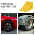 thumbnail image 3 of SOPOTUTU 2Pcs Portable Car Wheel Chocks Plastic Heavy Duty Anti Slip Wedges for Trucks Rv Trailers, 3 of 6
