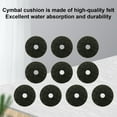 thumbnail image 6 of NIBOLOG 10Pcs Cymbal Felt Pads Anti-slip Water Absorption Drum Cymbal Washer Replacement Parts Percussion Accessories, 6 of 8
