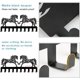 thumbnail image 4 of Llavero de metal con forma de rama de caballo, decorativo, con 10 ganchos, organizador de llaves para pared, decoración de cocina, colgador personalizado para correa de perro., 4 of 9