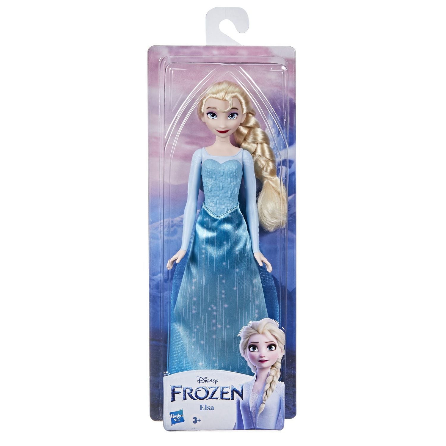 Disney's Frozen Shimmer Elsa Fashion Doll, Skirt, Shoes, and Long Blonde Hair, Toy for Kids 3 Years Old and Up