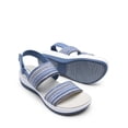 thumbnail image 4 of Sandalia DREAM PAIRS DWUMFS2522 Azul Ligera con Cuña de 3.8 cm, 4 of 8