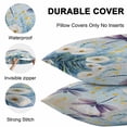 thumbnail image 4 of Waterproof Throw Pillow Covers Set of 2, 20x20 Inch Spring Summer Floral Decorative Pillowcases Outdoor Pillow Slip Cushion Covers Set for Couch Tent Watercolor Summer Dragonfly, 4 of 7