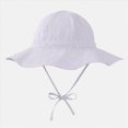 thumbnail image 2 of Gibobby Baby Sun Hat UPF 50+ Sun Protective Toddler Bucket Hat Cartoon Print Wide Brim Summer Outdoor Play Beach Hat for Boys Girls 12-18 Months 1T 2T 3T 4T 5T 6T(6-12 Months,Purple), 2 of 4