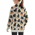 thumbnail image 5 of Fesfesfes Kids Hooded Sweatshirt Girls And Boys Halloween Hooded Tops Kids Fashion Long Sleeve Shirts Sweatshirt Pullover Tops, 5 of 6