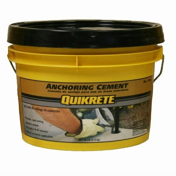 1 PC Quikrete Anchoring Cement 10 lb Gray