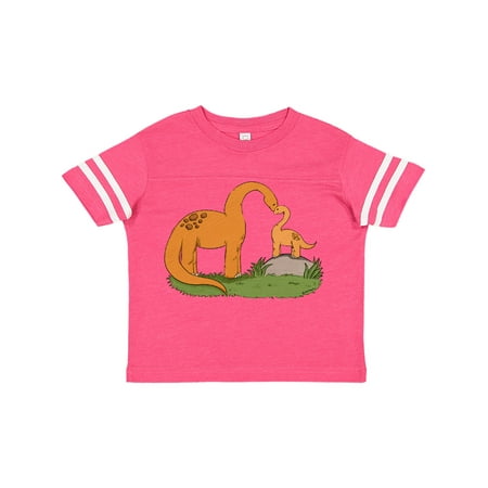 

Inktastic Cute Heart Brontosaurus Family Gift Toddler Boy or Toddler Girl T-Shirt