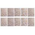 thumbnail image 1 of 10 hojas de pegatinas de platino para decoración de uñas, calcomanías para uñas acrílicas falsas, dijes decorativos para mujeres, 1 of 6