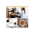 thumbnail image 3 of Guantes De Silicon Cocina/horno 6 Piezas Resistente Al Calor negro, 3 of 4