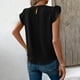 thumbnail image 4 of Camisetas de Manga Corta de Verano para Mujeres, Manga de Cuello Redondo Casual de Moda para Fiesta, Fecha Y Diario, 4 of 4