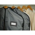 thumbnail image 5 of Covermates Keepsakes Garment Bag Set - Premium Polyester - Full Length Zipper - ID Window - Carrying Handles - Closet Storage, Grey, 5 of 7