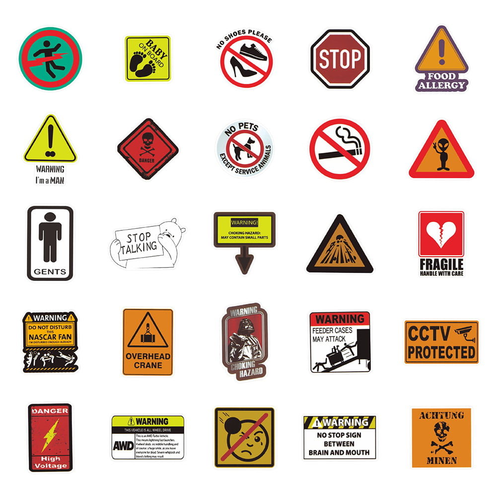NO RUNNING sticker health and safety first aid warning Safety Sticker 150x210mm 