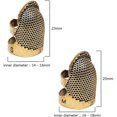 thumbnail image 5 of 4 Pack Sewing Thimbles, Metal Sewing Thimble Finger Protector, Accessories DIY Sewing Tools, 5 of 5