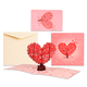 thumbnail image 2 of Tarjeta de felicitación emergente en 3D, tarjeta de aniversario con árbol de flores en forma de corazón, tarjetas de San Valentín en 3D, tarjeta de cumpleaños para esposa, día de la madre, tarjeta de, 2 of 8