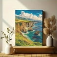 thumbnail image 6 of Coastal Cliff Canvas Print/Wall Art， Perfect for Living Room， Bedroom， Office， Bathroom， and Hotel Decoration, 6 of 8