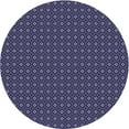 thumbnail image 1 of Ahgly Company Machine Washable Indoor Round Transitional Periwinkle Purple Area Rugs, 4' Round, 1 of 7