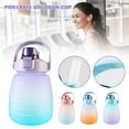 thumbnail image 2 of Portable Water Bottle BPA-Free 1400ML Drinking Bottle with Time Markings, 2 of 7