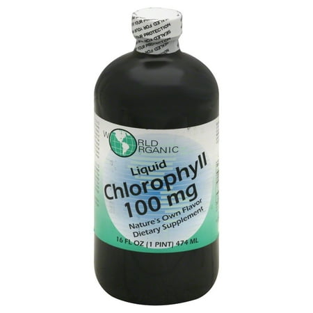 World Organics Chlorophyll Liquid, 16.0 Oz, 20