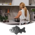 thumbnail image 4 of Ohmyroo Iron Fish Figurine Vintage Home Living Room Garden Desktop Metal Craft Decor Ornament Supply, 4 of 5