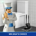 thumbnail image 2 of MR.SIGA Toilet Plunger and Bowl Brush Combo for Bathroom Cleaning, Black, 1 Set, 2 of 5