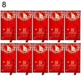 thumbnail image 2 of 10 Pcs/sac Enveloppe d'Argent Exquise Cadeaux Parfaits Poche Porte-Bonheur Rouge Perle en Papier pour Festival, 2 of 8