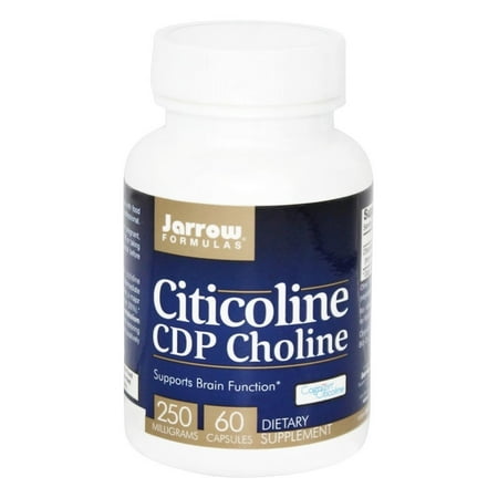 Jarrow Formulas Citicoline, Supports Brain Function, 250 mg, 120 (Best Supplements For Brain Function And Memory)