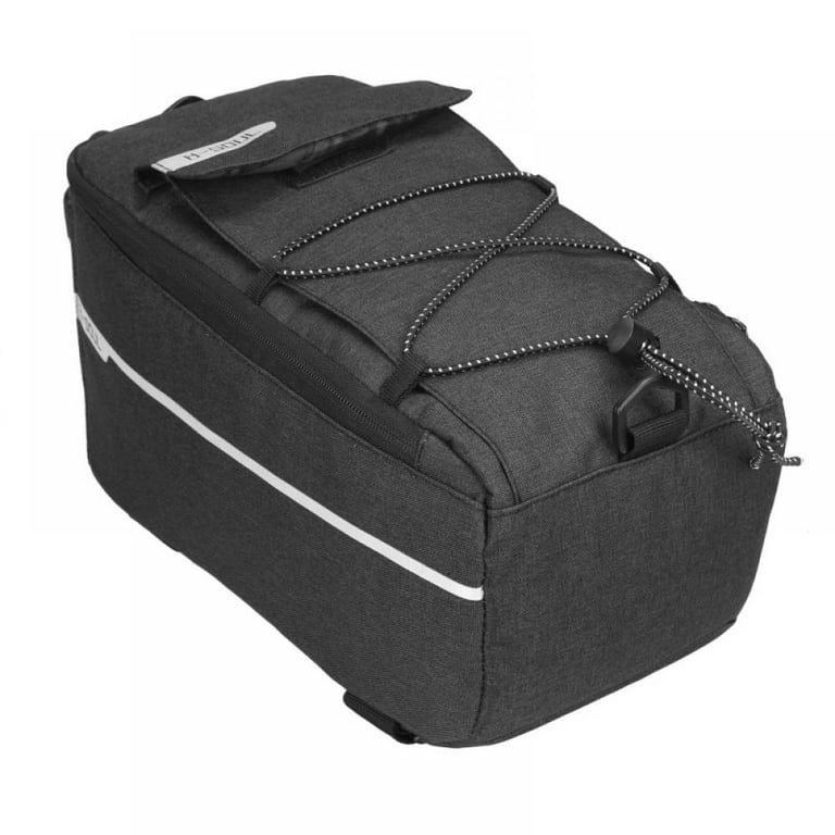 Bike Rack Bag, Expandable Rear Trunk Bicycle Carrier Commuter