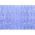 thumbnail image 1 of Ahgly Company Indoor Rectangle Abstract Blue Modern Area Rugs, 4' x 6', 1 of 4