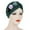 Green, variant on iHPH7 Hair Accessories for Women Head Wraps for Women Head Wrap Scarf Cancer Headwear for Women Chemo Turban Head Wraps for Women, Black One Size