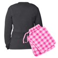 thumbnail image 2 of CafePress - Math Pi Graduate - Women's Long Sleeve Charcoal Gray Pajamas, 2 of 7