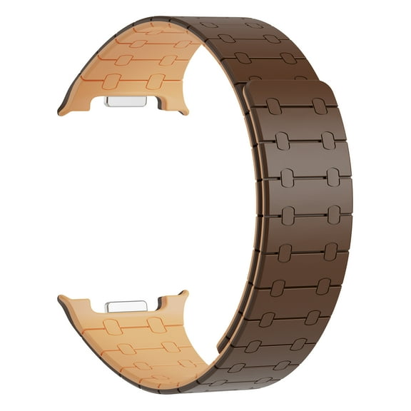 Dwitch Magnetic Band Compatible with Samsung Galaxy Watch 8 40mm/44mm,Silicone Sport Strap for Women Men,Waterproof Soft Thin Magnetic Closure Strap for Galaxy Watch 8 40mm 44mm,A