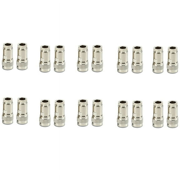 20 Pcs N Type Male Clamp RG8 LMR400 RG165 RG213 7D- RF Coaxial Connector