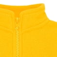 thumbnail image 4 of Creative Knitwear Kids Full Zip Polar Fleece Jacket, Gold, Sizes 12m-4T, 4 of 7