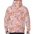 thumbnail image 3 of Bingfone Beautiful Fox Men's Drawstring Hoodie Long Sleeve Pocket Sweatshirts-3X-Large, 3 of 6