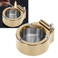 thumbnail image 2 of Rdeghly Smoking Ashtray,Table Ashtray,Stainless Steel Ashtray with Matches Lighter Function for Home Office Using Wear Resisitant, 2 of 10