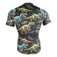 thumbnail image 4 of joogoo Dinosaur Pattern Men's Cycling Jerseys Mountain Bike Short Sleeve Tops M, 4 of 7