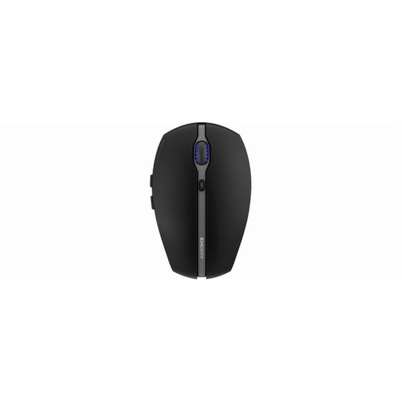 Cherry GENTIX BT Wireless Bluetooth Mouse, Multi-Device Function for up to 3 Devices, Switchable Resolution (1K/2K DPI), 7 Buttons and Scroll Wheel, Battery Operated (Black)