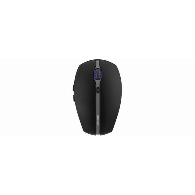 Cherry GENTIX BT Wireless Bluetooth Mouse, Multi-Device Function for up to 3 Devices, Switchable Resolution (1K/2K DPI), 7 Buttons and Scroll Wheel, Battery Operated (Black)