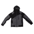 thumbnail image 1 of Cárdigan con cremallera y capucha para hombre, con personalidad, de color a juego, de doble capa, con cremallera, ajustado, color negro, talla M, 1 of 14